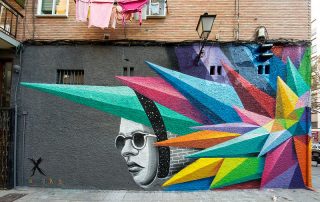Graffiti Lavapies walls Madrid