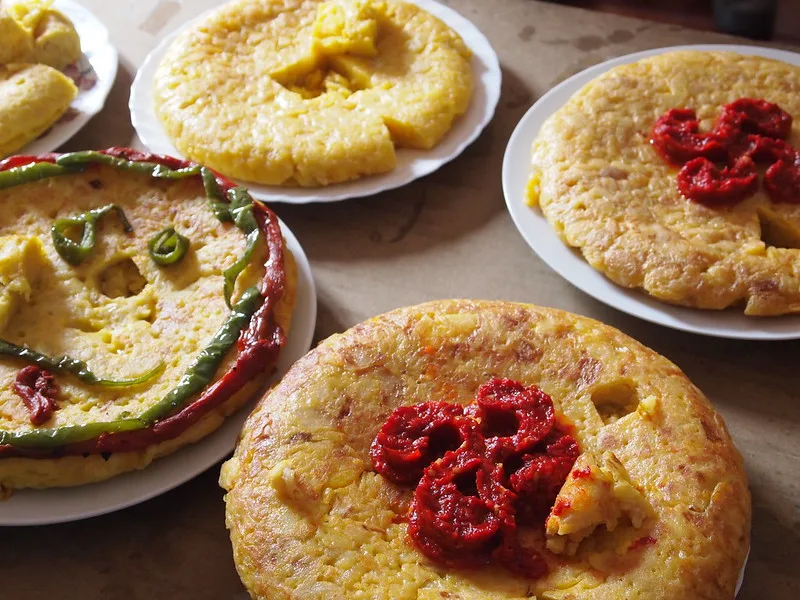 Tortilla de patata, comida española