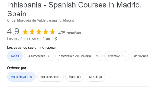 google spanish courses reviews